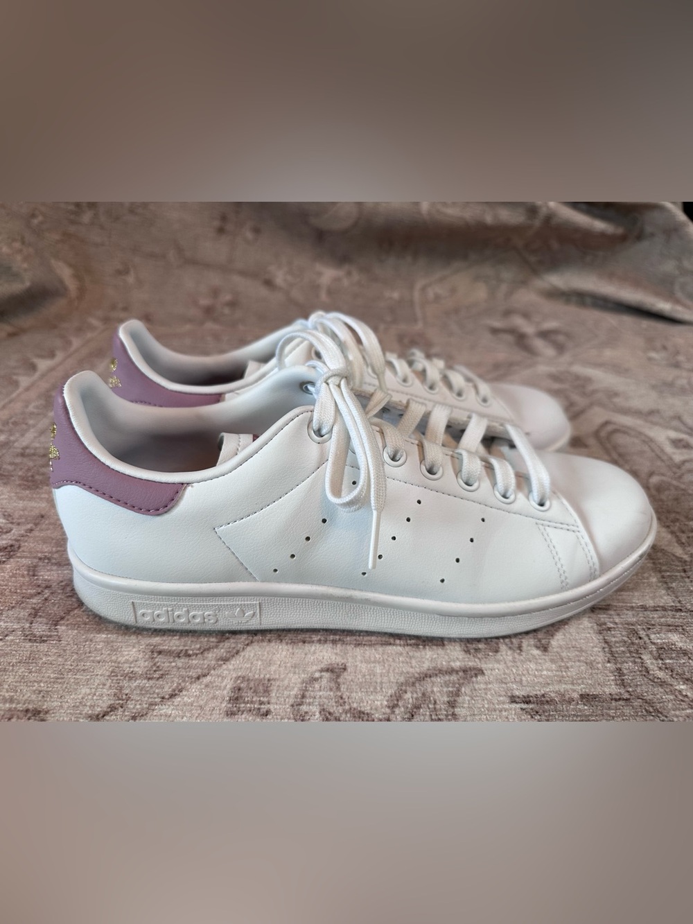 Adidas Stan Smith White Magic Mauve Sneakers